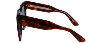 Calvin Klein CK23502S women Brown Geometric Sunglasses