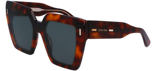 Calvin Klein CK23502S women Brown Geometric Sunglasses