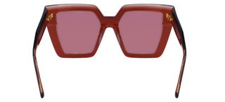 Calvin Klein CK23502S women Brown Geometric Sunglasses