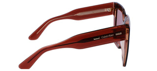 Calvin Klein CK23502S women Brown Geometric Sunglasses