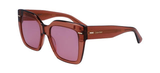 Calvin Klein CK23508S women Brown Geometric Sunglasses