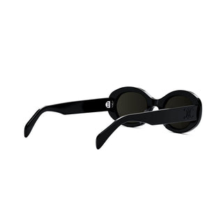 CELINE Triomphe CL40194U women Black Oval Sunglasses