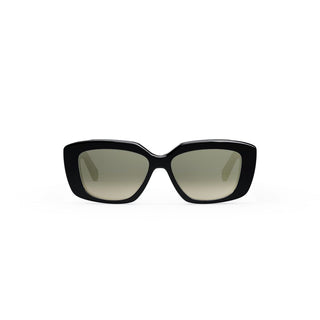 CELINE Triomphe CL40216U women Black Rectangle Sunglasses