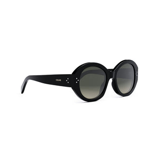 CELINE CELINE 3 Dots CL40240I women Black Round Sunglasses