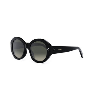 CELINE CELINE 3 Dots CL40240I women Black Round Sunglasses