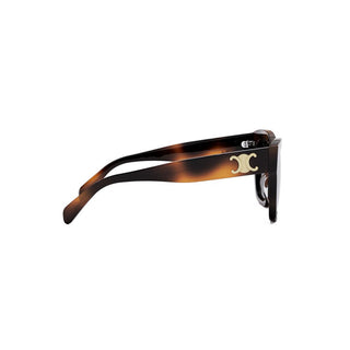 CELINE Triomphe CL40253I women Havana Geometric Sunglasses