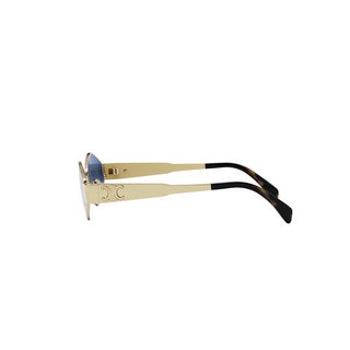 CELINE Triomphe CL40254U women Gold Geometric Sunglasses