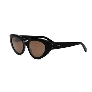 CELINE CELINE 3 Dots CL40286I women Black Cat Eye Sunglasses