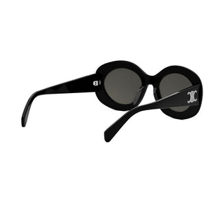 CELINE Triomphe CL40292U women Black Round Sunglasses