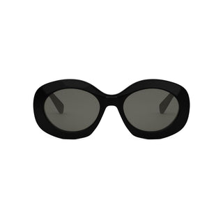 CELINE Triomphe CL40292U women Black Round Sunglasses