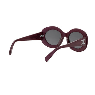 CELINE Triomphe CL40292U women Red Round Sunglasses