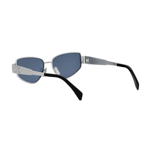 CELINE Triomphe CL40293U women Silver Cat Eye Sunglasses