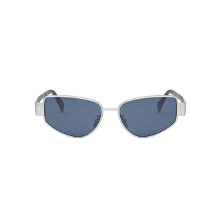 CELINE Triomphe CL40293U women Silver Cat Eye Sunglasses