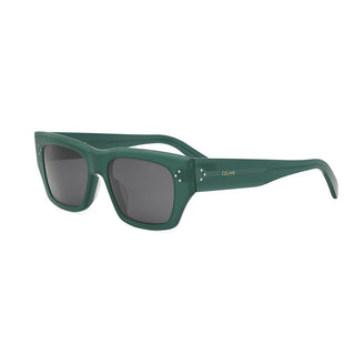 CELINE CELINE 3 Dots HD CL40297U men Green Geometric Sunglasses