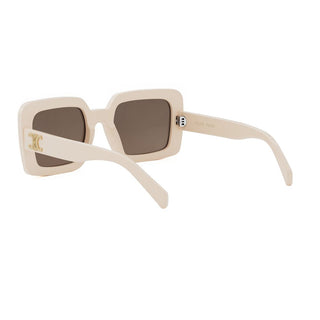 CELINE Triomphe CL40304U women White Squared Sunglasses