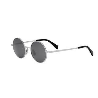 CELINE Metal CL40306U men Silver Round Sunglasses