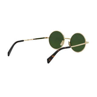 CELINE Metal CL40306U men Gold Round Sunglasses