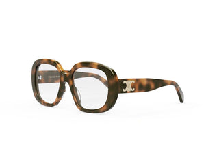 CELINE Triomphe CL50106I women Havana Geometric Eyeglasses