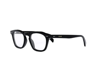 CELINE CELINE Thin CL50129I men Black Geometric Eyeglasses