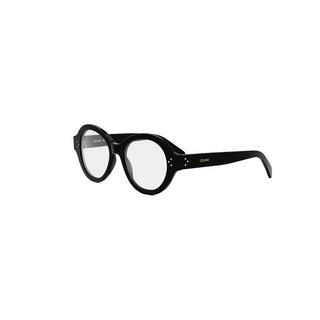 CELINE CELINE 3 Dots HD CL50157I women Black Round Eyeglasses