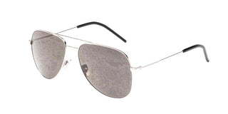 Saint Laurent CLASSIC 11 unisex Silver Pilot Sunglasses