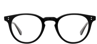 Garrett Leight CLEMENT unisex Black Round Eyeglasses