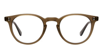 Garrett Leight CLEMENT unisex Green Round Eyeglasses