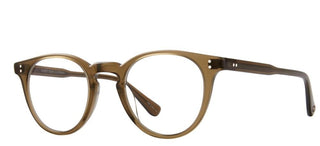 Garrett Leight CLEMENT unisex Green Round Eyeglasses