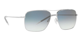 Oliver Peoples CLIFTON OV 1150S men Silver Pilot Sunglasses