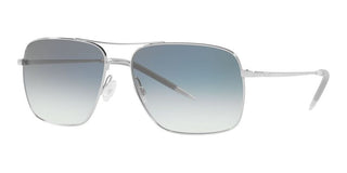 Oliver Peoples CLIFTON OV 1150S men Silver Pilot Sunglasses