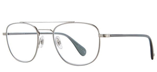 Garrett Leight CLUBHOUSE II unisex Silver Pilot Eyeglasses