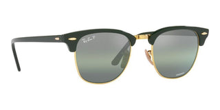 Ray-Ban CLUBMASTER RB 3016 unisex Gold Visor Sunglasses