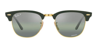 Ray-Ban CLUBMASTER RB 3016 unisex Gold Visor Sunglasses