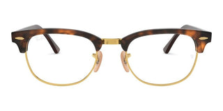 Ray-Ban CLUBMASTER RX 5154 unisex Brown Geometric Eyeglasses