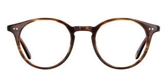 Garrett Leight CLUNE unisex Havana Round Eyeglasses