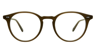 Garrett Leight CLUNE unisex Brown Round Eyeglasses