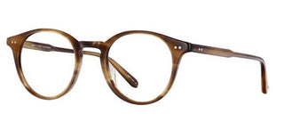 Garrett Leight CLUNE unisex Brown Round Eyeglasses