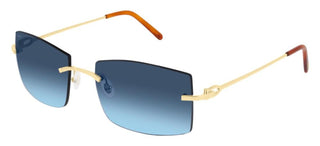 Cartier Première de Cartier CT0005RS women Gold Geometric Sunglasses