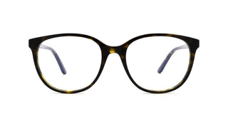 Cartier CT0007O women Havana Geometric Eyeglasses