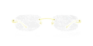 Cartier CT0058O women Gold Geometric Eyeglasses