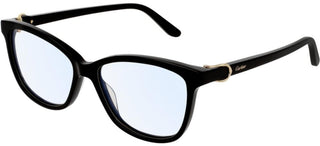 Cartier Signature C de Cartier CT0129O women Black Squared Eyeglasses