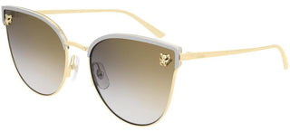 Cartier Panthère de Cartier CT0198S women Silver Cat Eye Sunglasses