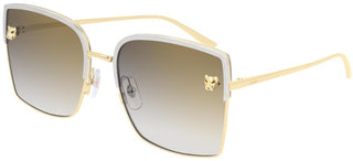 Cartier Panthère de Cartier CT0199S women Silver Oversize Sunglasses