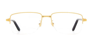 Cartier Ct0217oa Men Gold Geometric Eyeglasses