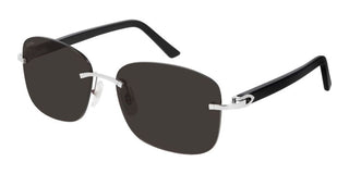 Cartier Signature C de Cartier CT0227S men Silver Geometric Sunglasses