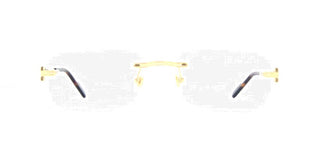 Cartier Première de Cartier CT0259O men Gold Geometric Eyeglasses