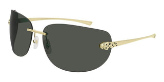 Cartier Panthère de Cartier CT0266S men Gold Geometric Sunglasses