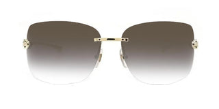 Cartier Panthère de Cartier CT0266S men Gold Geometric Sunglasses