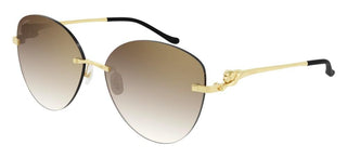 Cartier Panthère de Cartier CT0269S women Gold Cat Eye Sunglasses