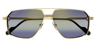 Cartier Première de Cartier CT0270S men Gold Pilot Sunglasses